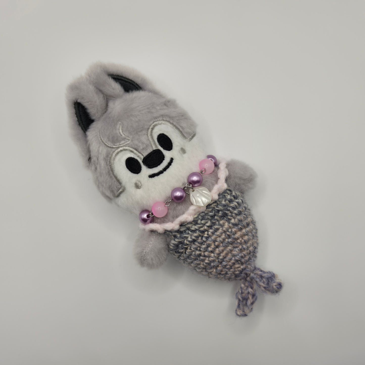 Dark Purple Mermaid Outfit for 10cm Skzoo