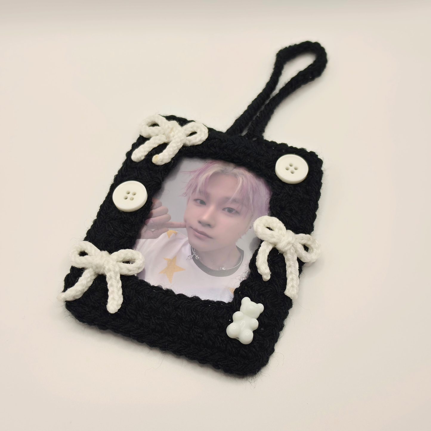 Cute as a Button Photocard Holder