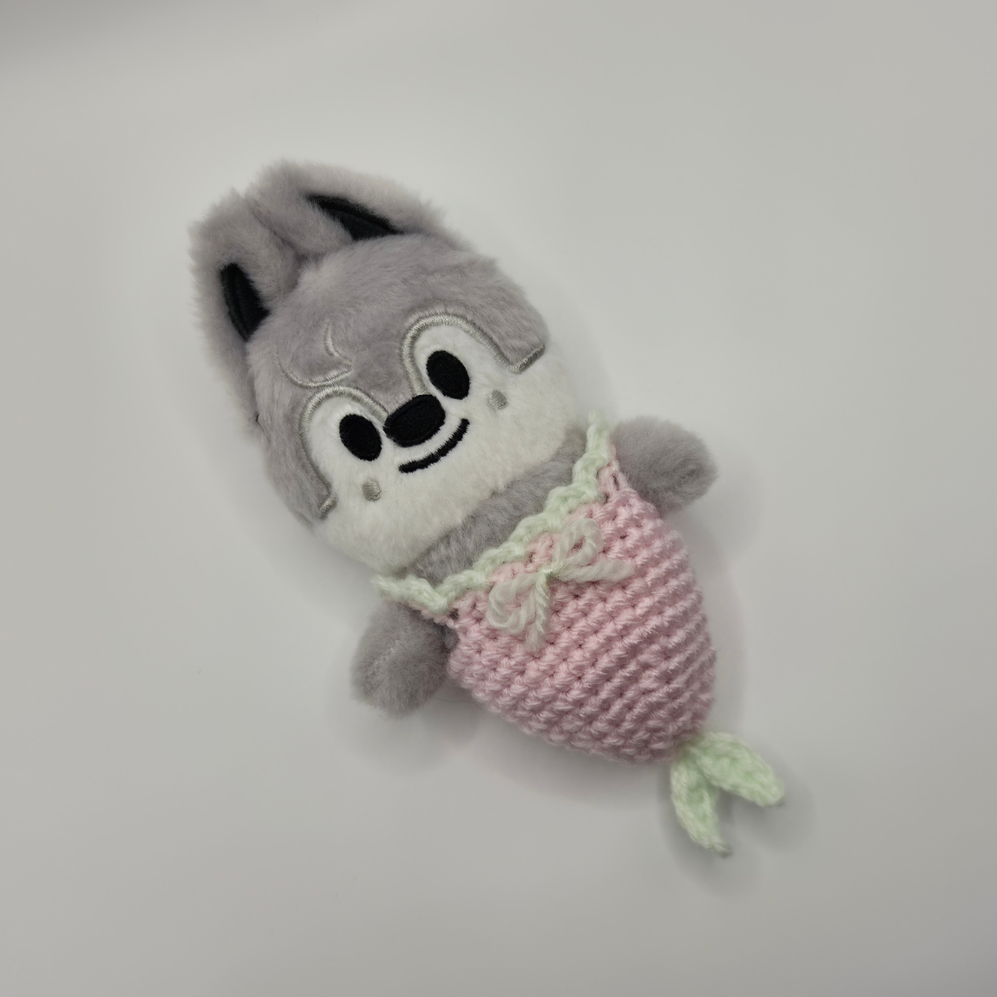 Pink Mermaid Outfit for 10cm Skzoo