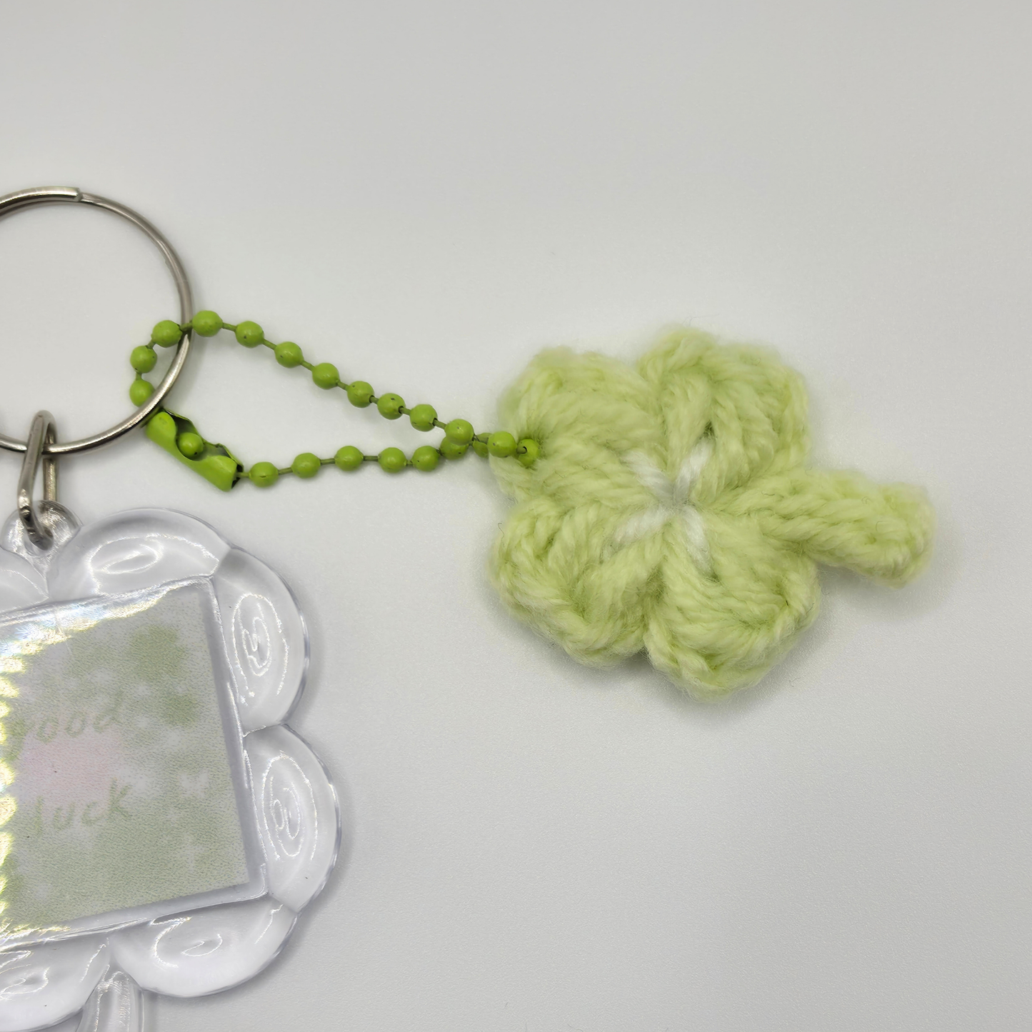 Good Luck Lucky Clover Keyring