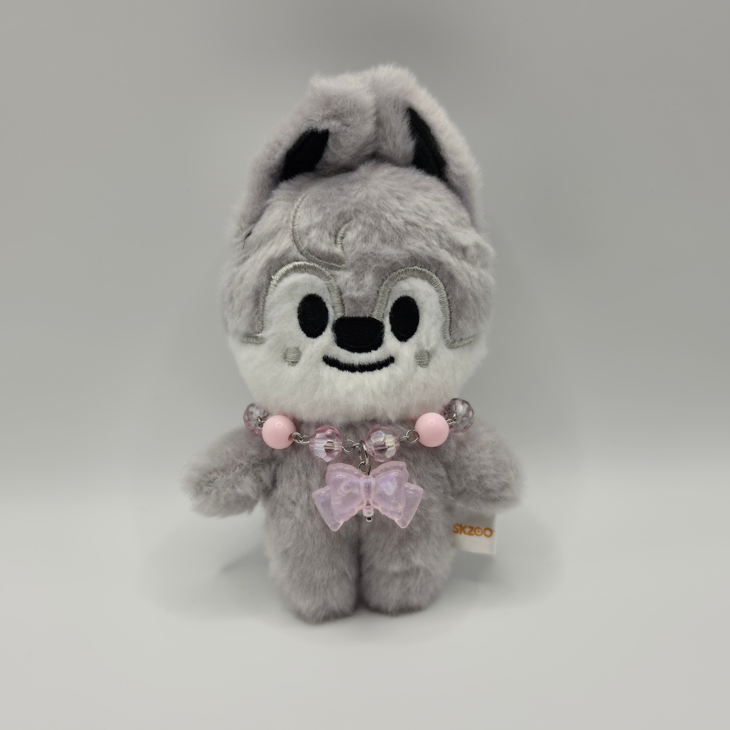 Pink Coquette Bow Necklace for 10cm Skzoo