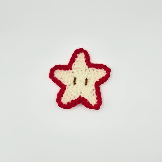 Star Apple Slice Pin Badge