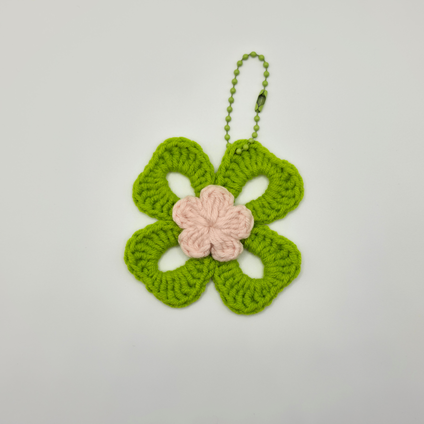 Patch Four-Leaf Clover Bag Charm