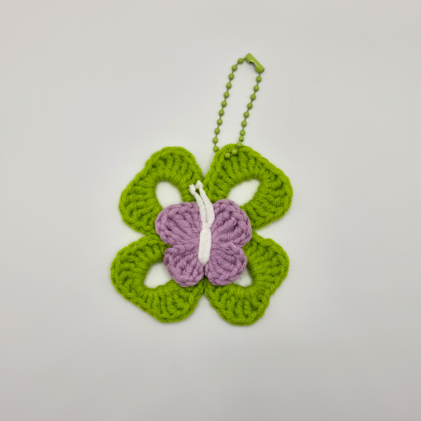 Patch Four-Leaf Clover Bag Charm