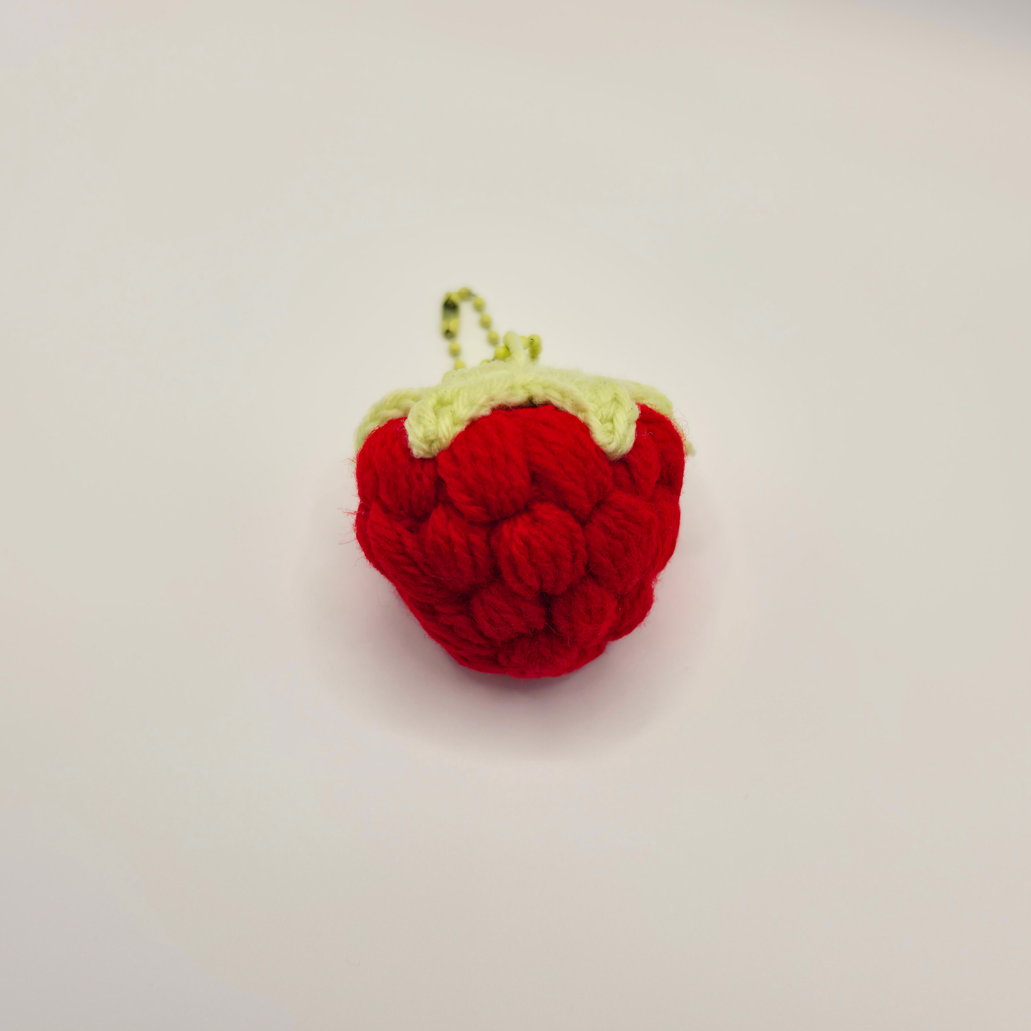 Squishy Strawberry Bag Charm