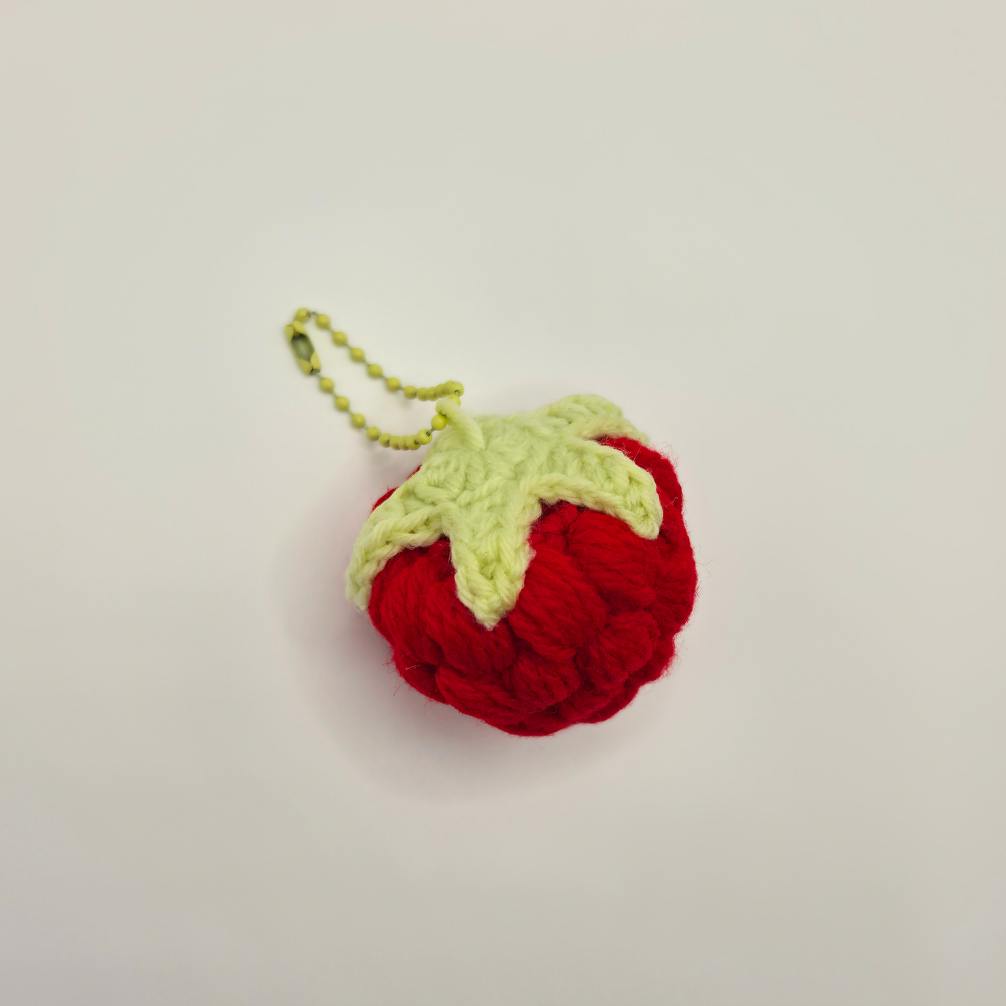Squishy Strawberry Bag Charm