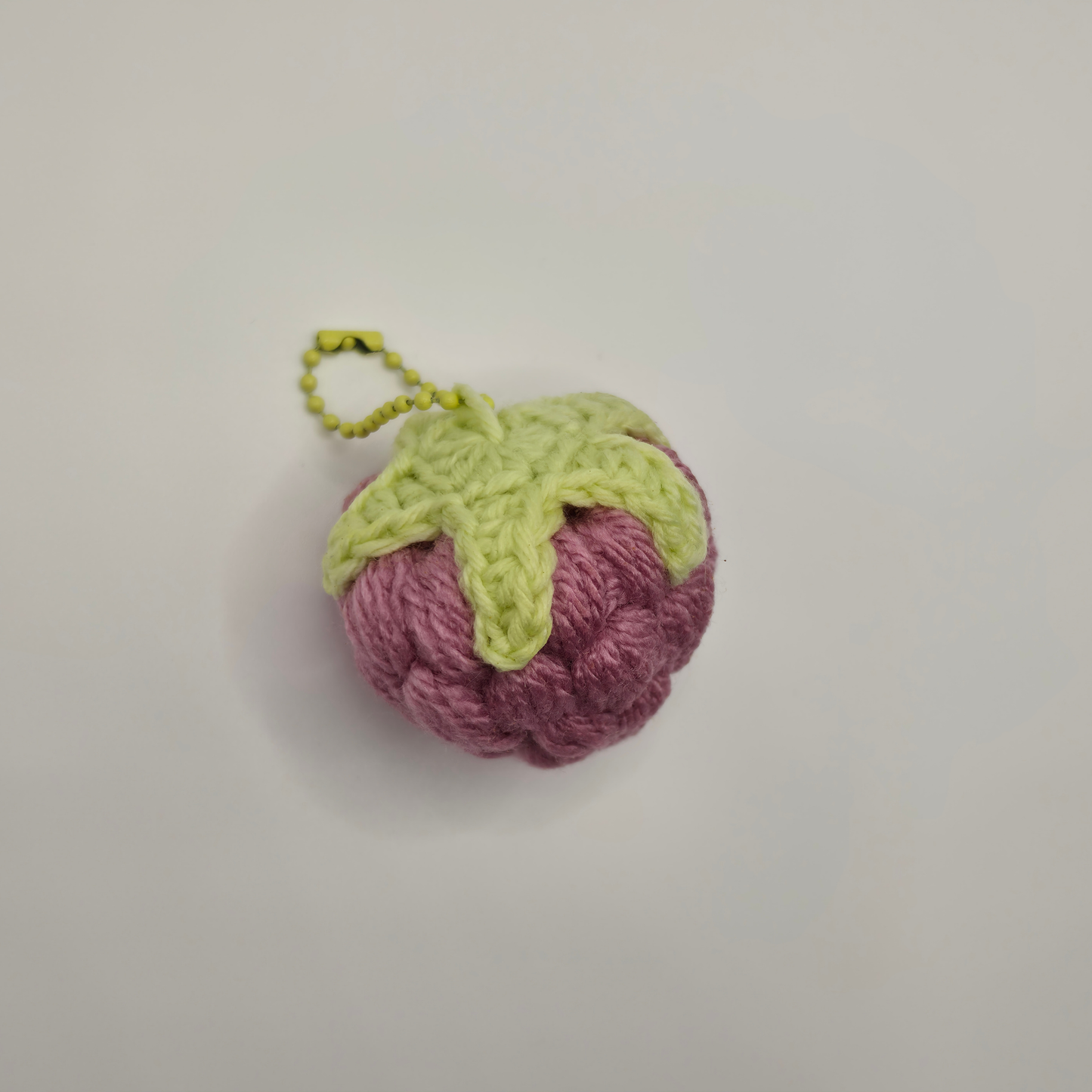 Squishy Strawberry Bag Charm