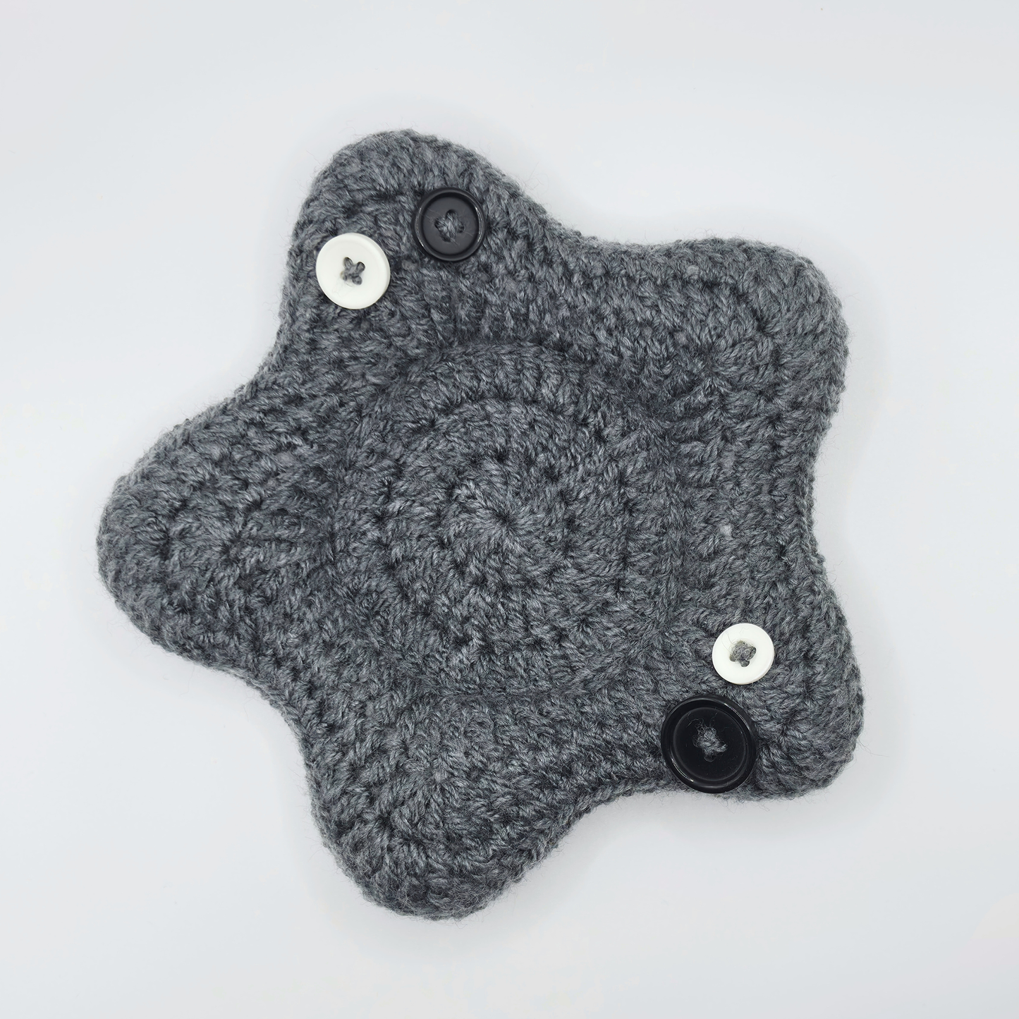 Puffy Plush Star Trinket Dish | Midnight Grey