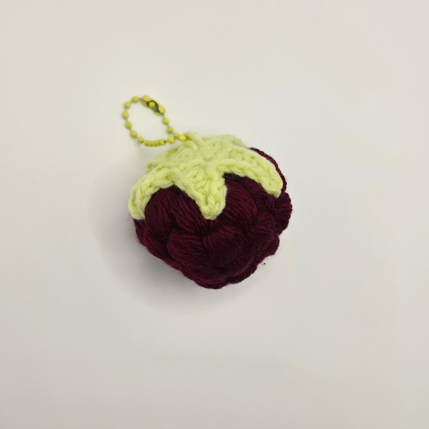 Squishy Strawberry Bag Charm