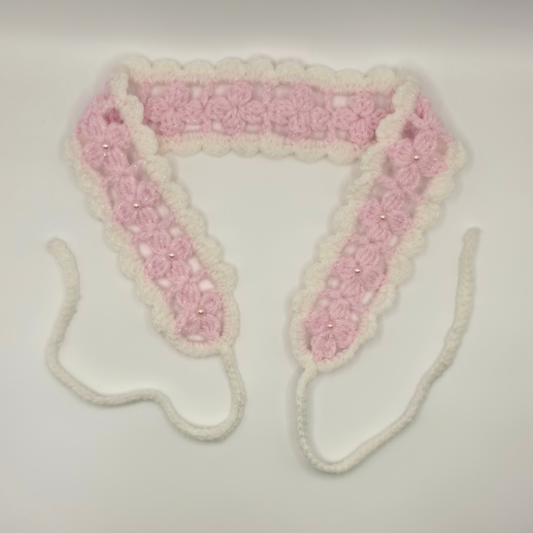 Lolita Style Flower Stitch Headband
