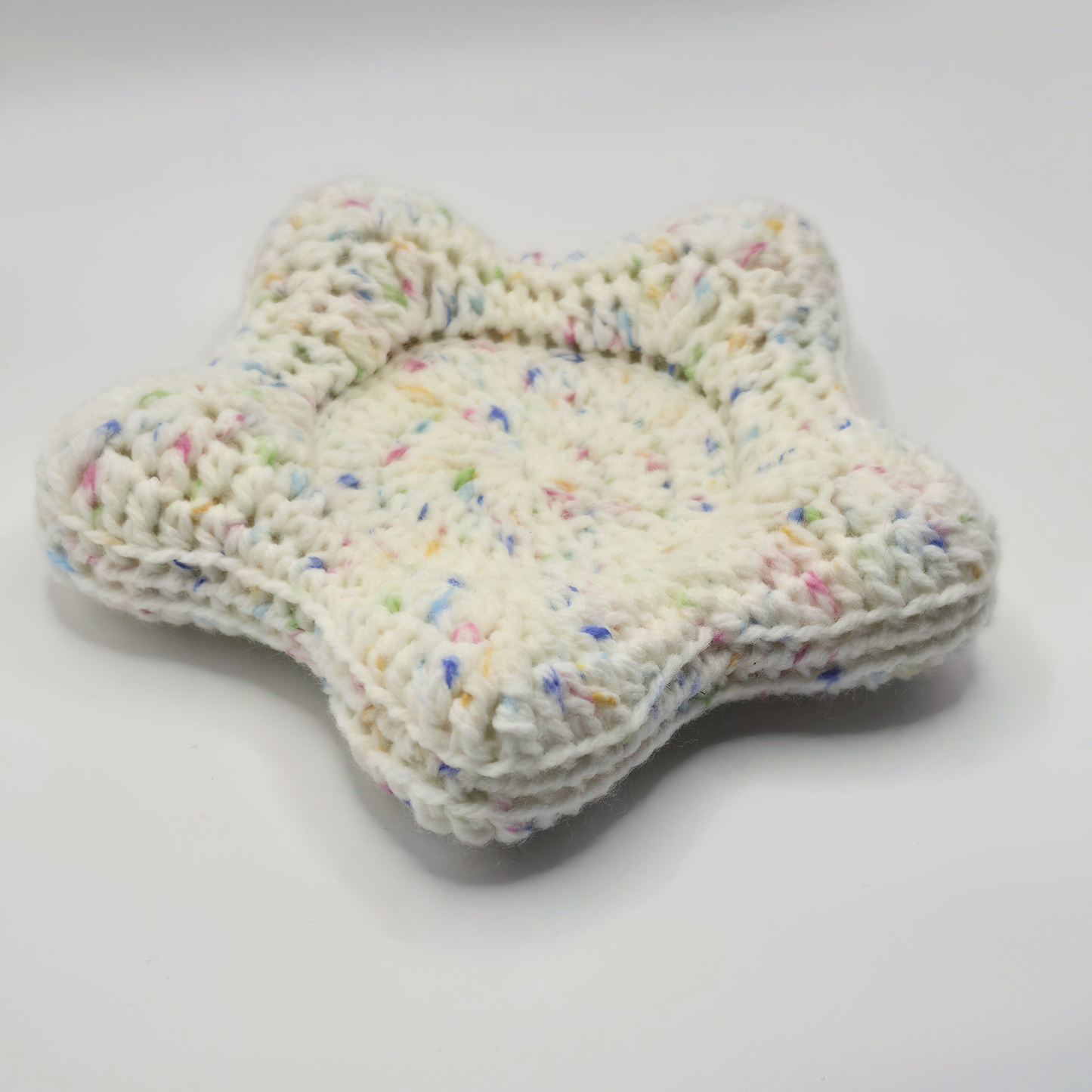 Puffy Plush Star Trinket Dish/Coaster | Funfetti
