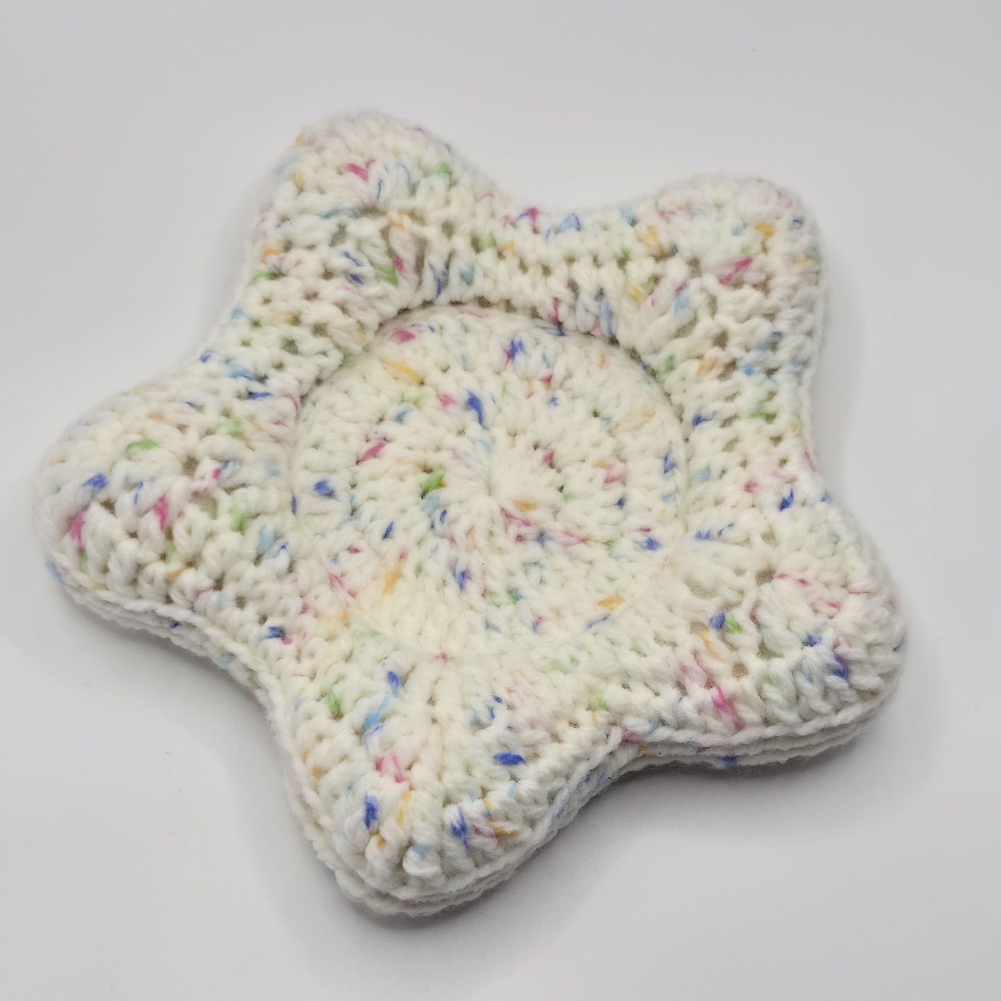 Puffy Plush Star Trinket Dish/Coaster | Funfetti